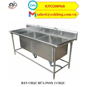 Bồn rửa tay tiệt trùng 2 vòi